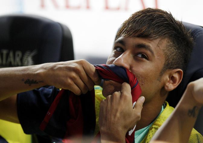 Neymar attende il suo momento. Afp